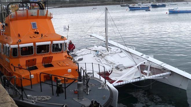 Rescue that wasn’t needed. Orinoco Flo turned up unaided after rescuers had been searching for more than a week ©  SW